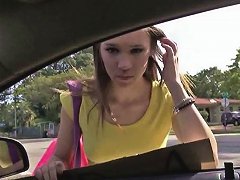 London Smith Enjoyes Her First Public Sex Encounter As A Hitchhiker In Teen Magazine.